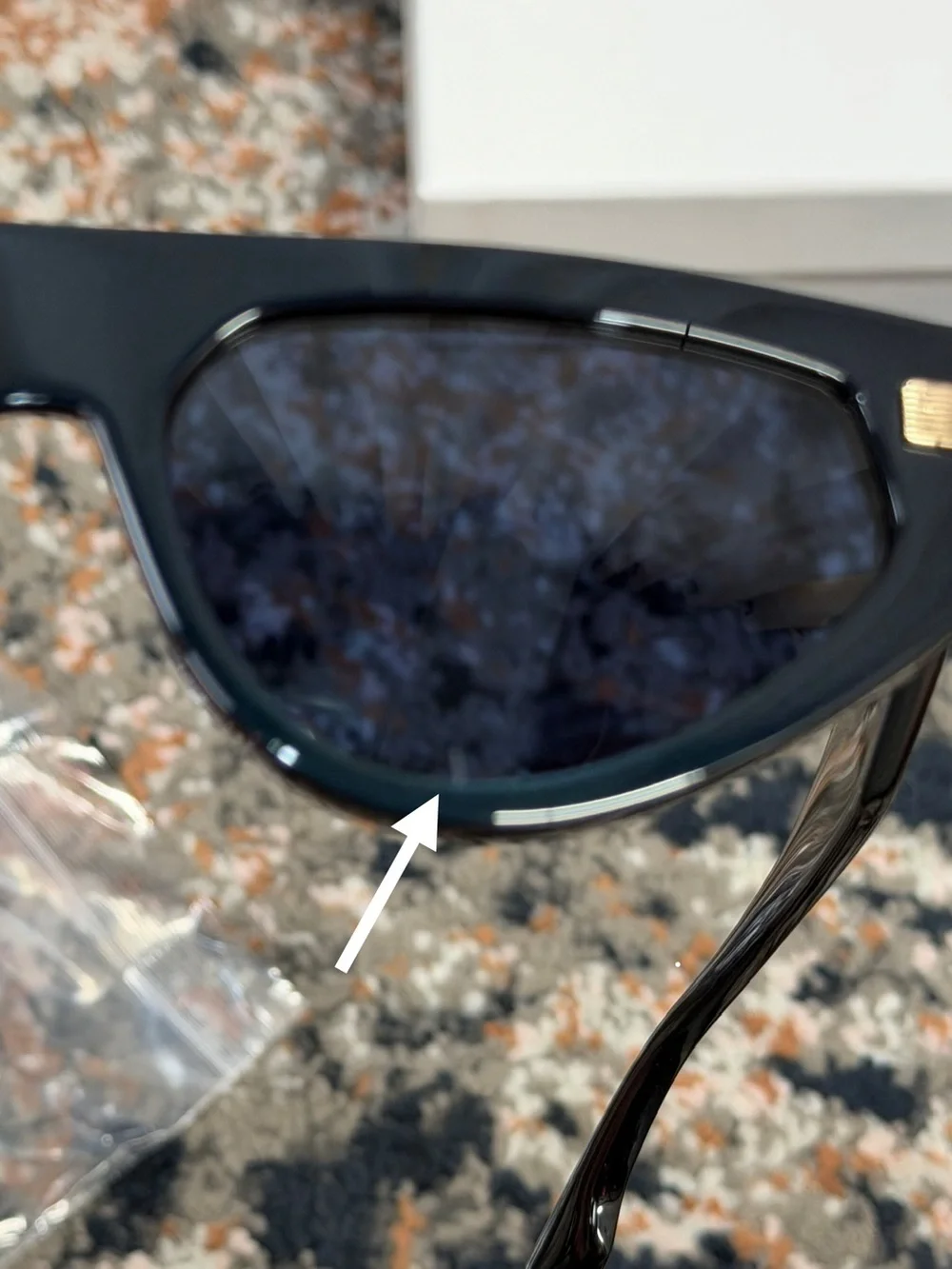 NWT Victoria Beckham ‘VB685S’ Cat Eye Sunglasses in “Metallic Midnight Blue”